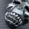Copertura Clacson Teschio Alluminio Motociclo Campanaccio Per Harley Dyna Sportster Softail V-Rod