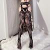 Japanese Gothic Harajuku Y2K Fishnet Suspenders Pantyhose