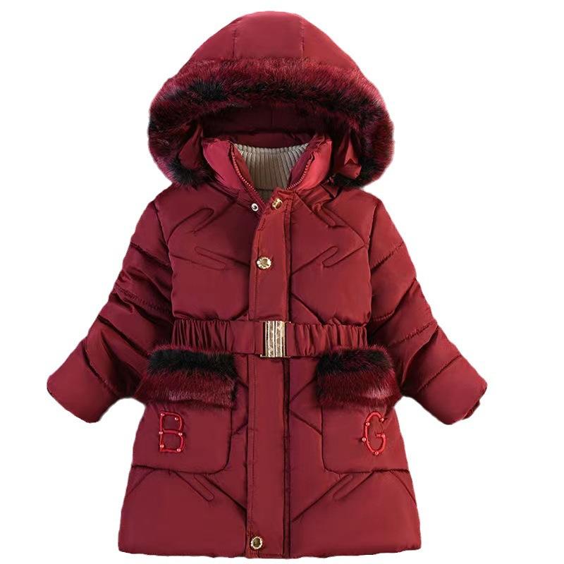Giacca invernale per ragazza Giacca addensata per bambini Giacca invernale per bambini imbottita in cotone