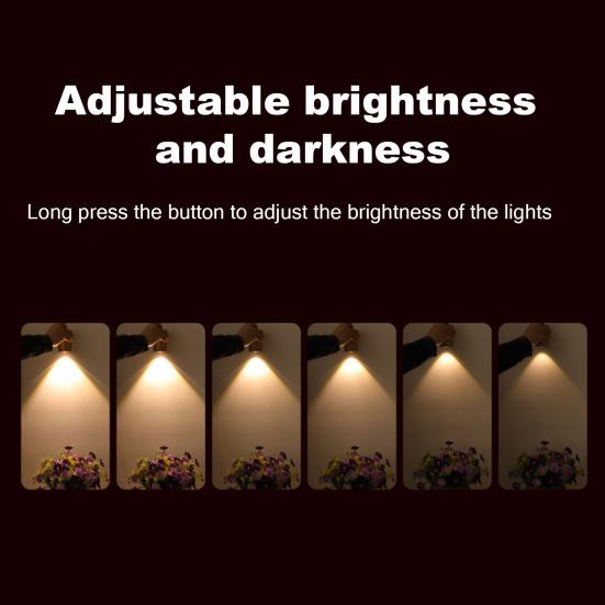Wireless Motion-Sensor Night Light Wall-Mounted Illuminated House Number Sign/Art Panel Rechargeable LED Night Light for Entryway Corridor Bedroom