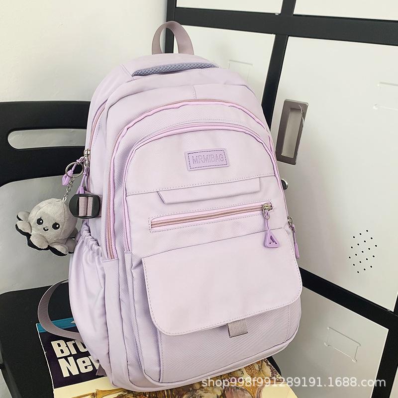 School Bag Men's College Student Backpack Middle School Student Junior High School High Quality Fashion Elementary School Student Backpack