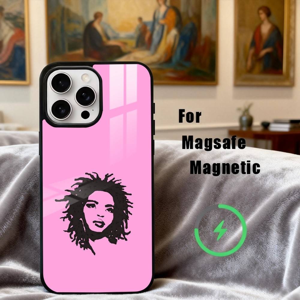 Singer L-Lauryn-N H-Hill-L Phone Case For iPhone 17,16,15,14,13,12,Plus,Pro,Max for Magsafe Magnetic Wireless Charging