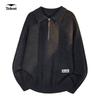 Tianlun Tian Men's Half-Zip Knitted Sweater