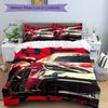 3pcs Racing Car Bedding Set. Soft and Comfortable with No Core Included (1x Duvet Cover + 2x Pillow Covers) Yy251031097