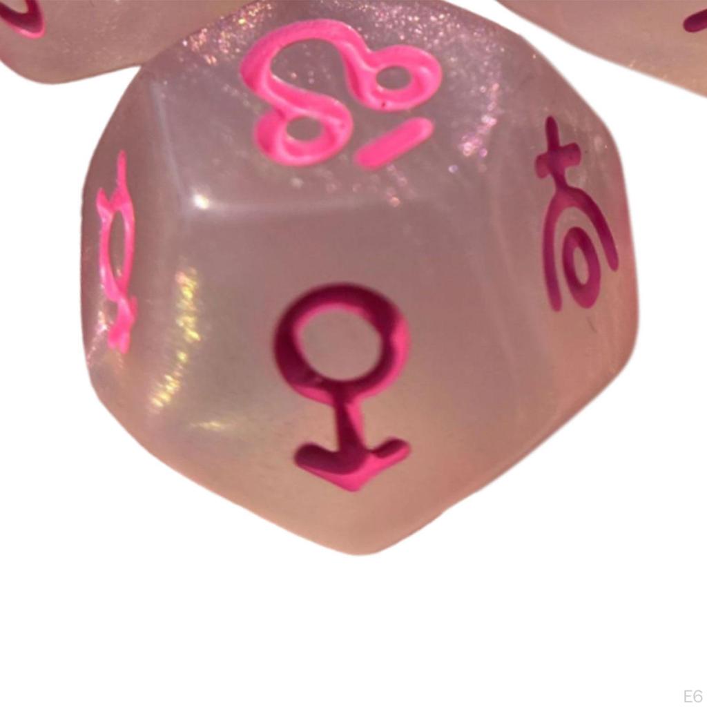 3 Pack of D12 Polyhedral Dice for Games And Learning