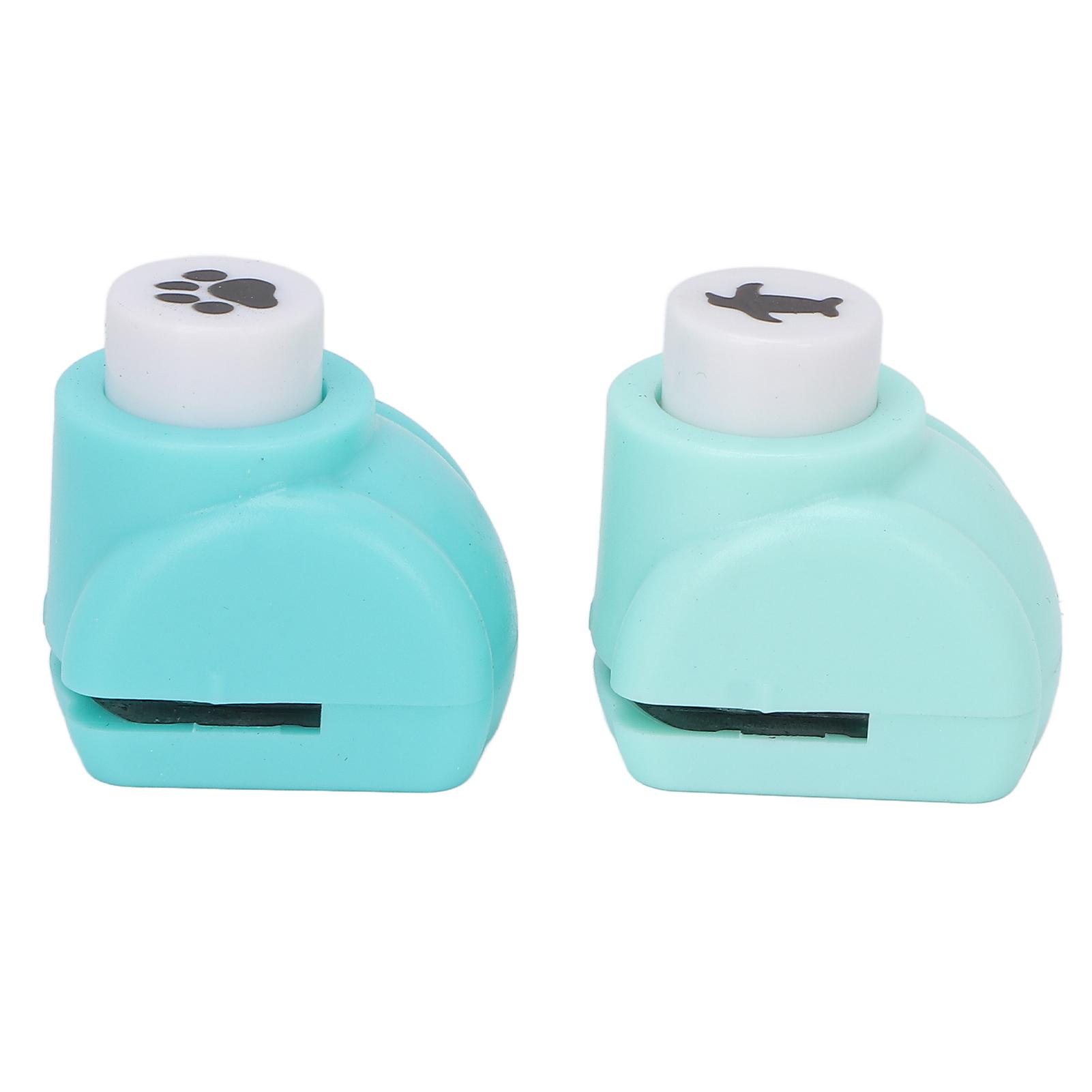 

2pcs Punch Craft Set Mini Paper Hole Punch Penguin Bears Paw Shapes Punchers for Paper Crafts DIY Scrapbooking Supplies