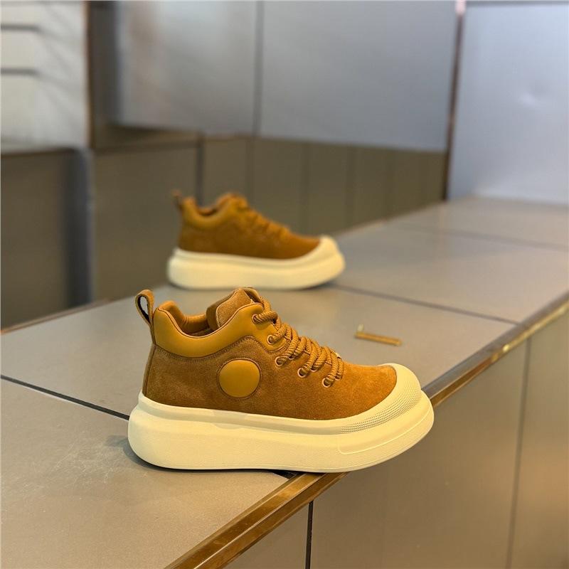 Lace-up platform popular trendy shoes velvet cotton shoes autumn and winter new retro cds