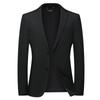 Spring and Autumn Light Luxury Business Single West Middle-aged and Young People Solid Color Knitted Trendy Suit Jacket