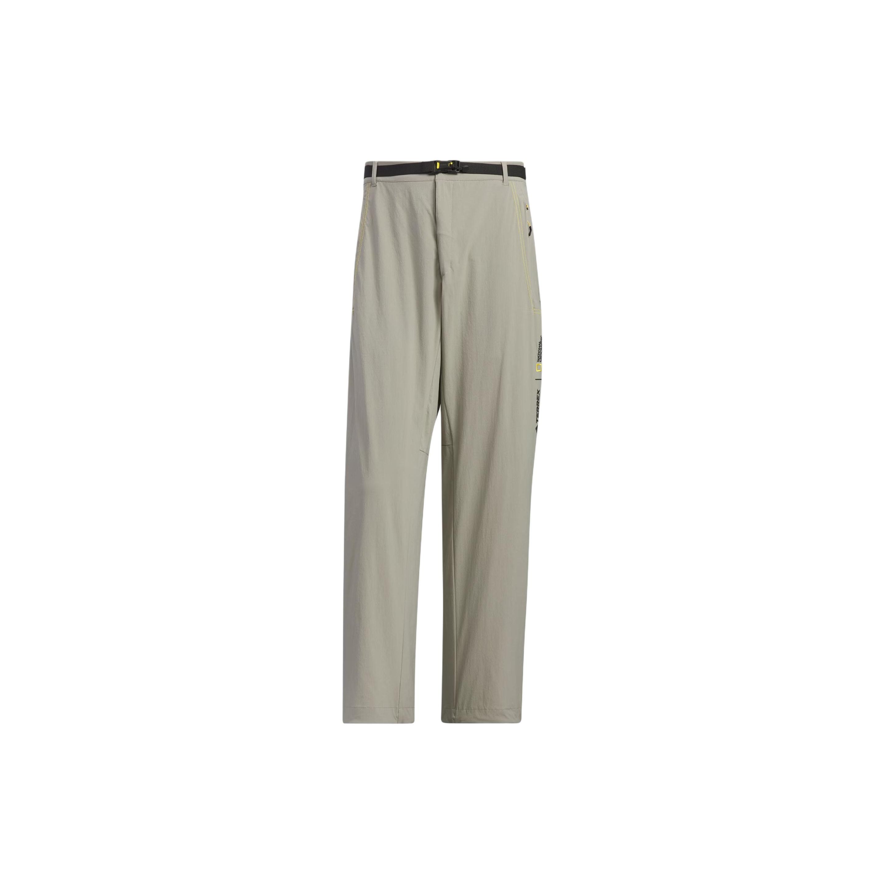 Adidas National Geographic DWR Loose Fit Outdoor Pants Men s Silver Pebble IS9527 XL