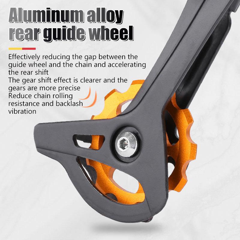 11T Bicycle Rear Derailleur Wheel Ceramic Bearing Pulley Al7075 Road Bike Guide Roller Idler