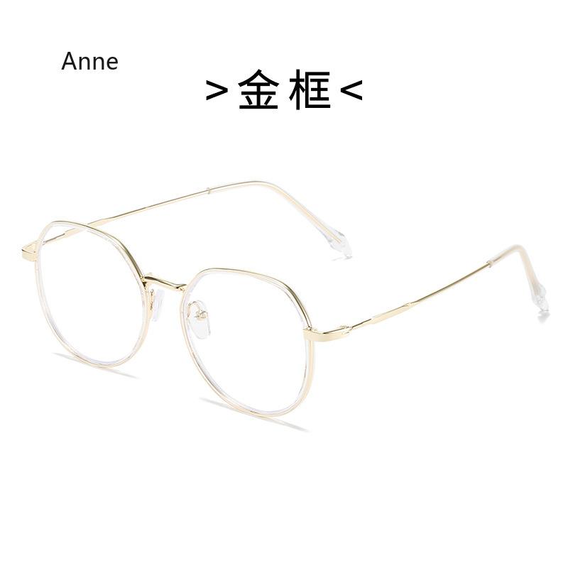 Metal Eyewear Frames Myopia Glasses Men Women Vintage Retro Optical Glasses Anti Blue Light Transparent Spectacle Frames