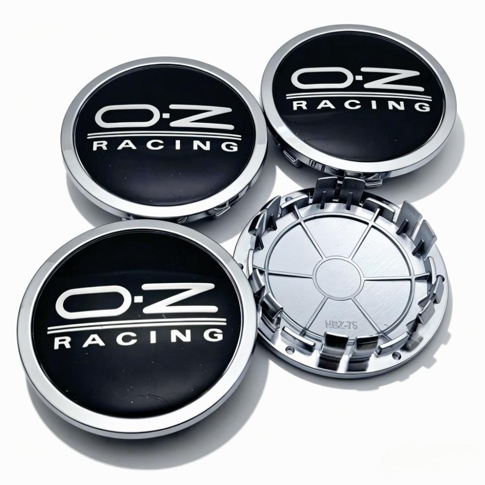 

4pcs OZ Racing Logo Emblem Car Wheel Center Caps 75MM Clips 65MM Rim Hubcaps Dust Cover O.Z Badge Wheels Hub Cap Car Accessories O.Z Badge&4pcs NBZ75 Wheel Cap
