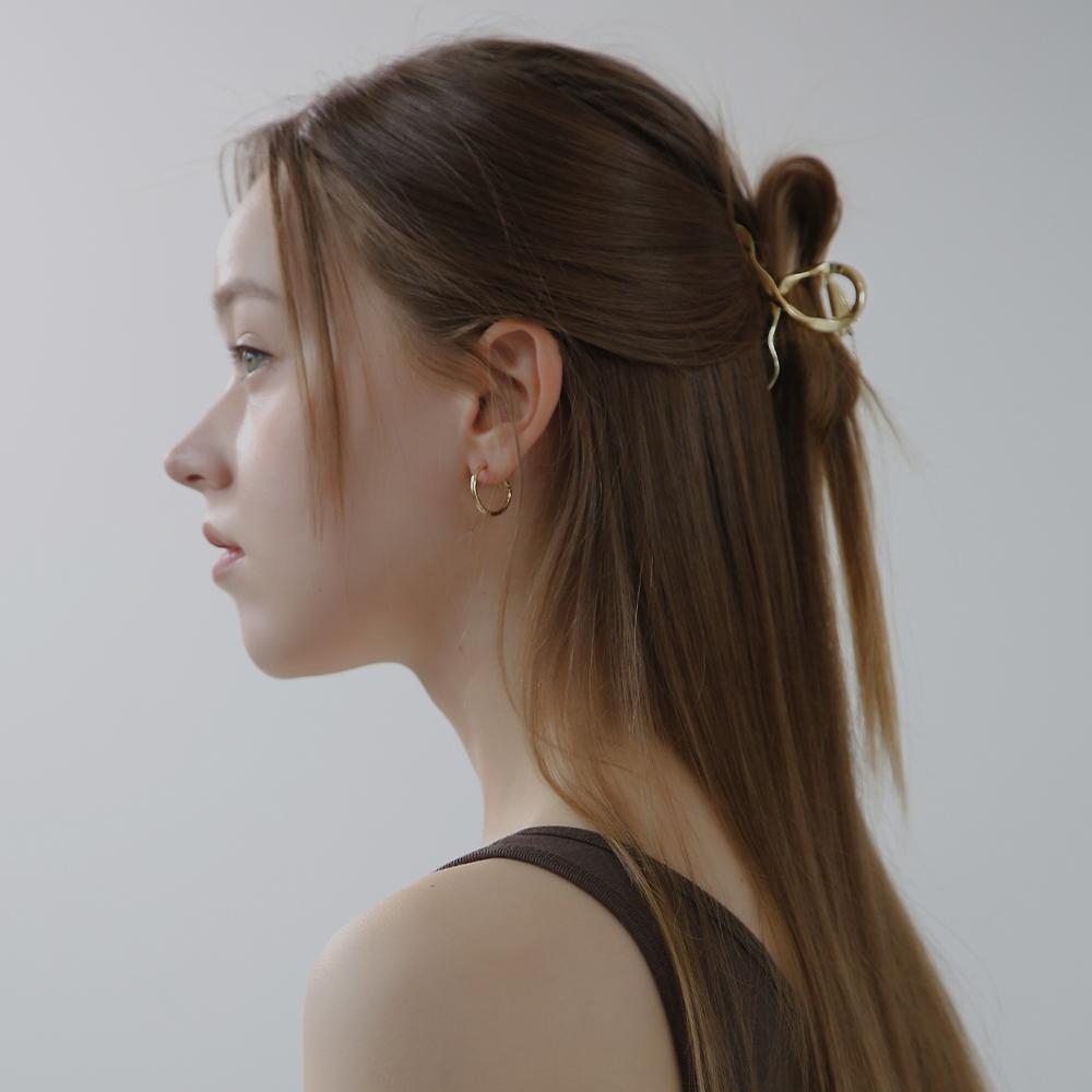 Dieuamour Golden Wave Mini Hair Clip Claw Pin