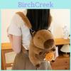 Cute Capybara Flower Burger French Fries Rabbit Decorative Plush Backpack For Girls And Kids