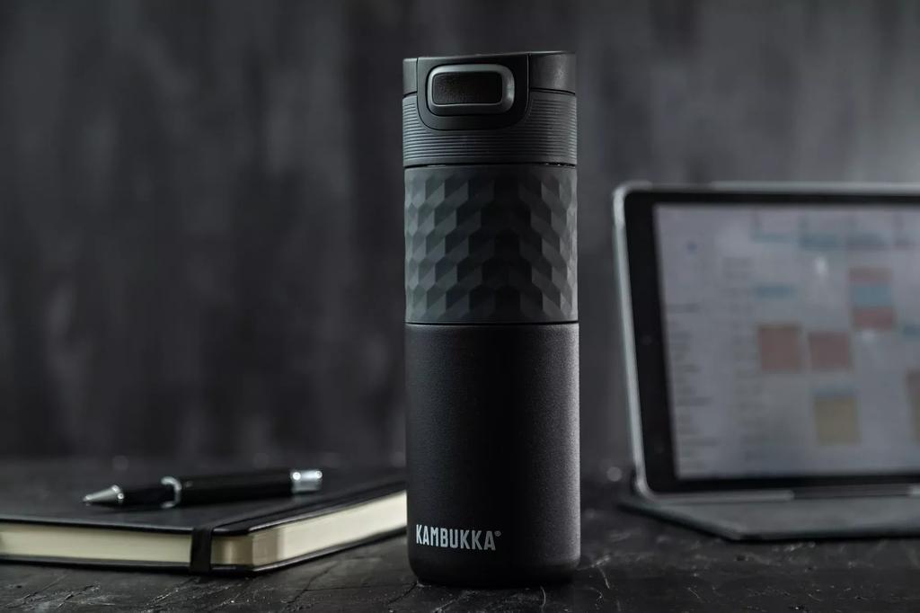 Kambukka Etna Grip 500ml Black Steel Thermal Mug