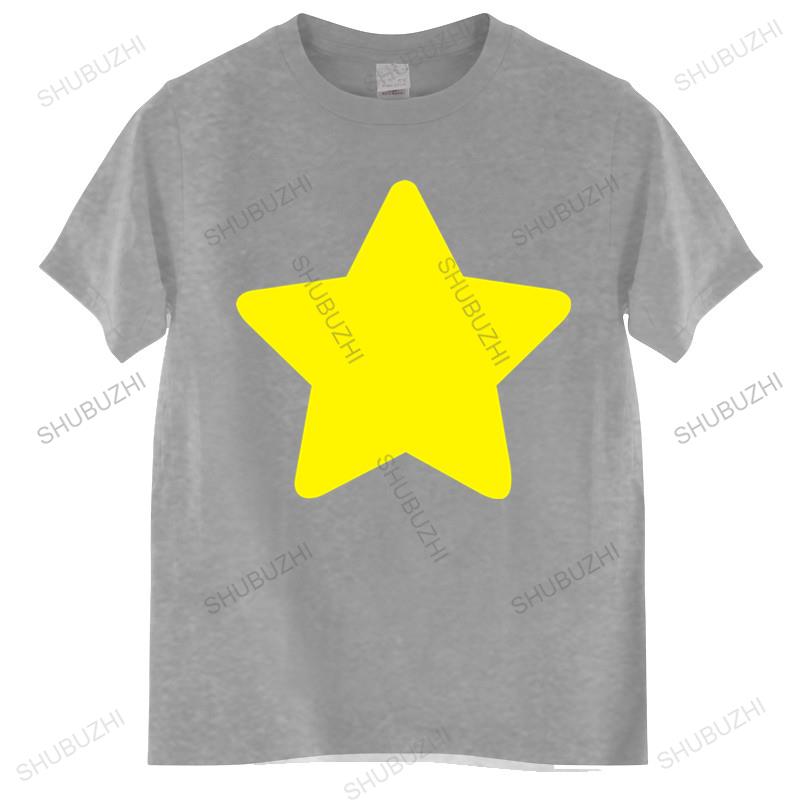 T-shirt men O-neck hot sale Steven Universe Yellow Star T-Shirt Kids Gift Space Gem CookieCat male cotton tee-shirt bigger size