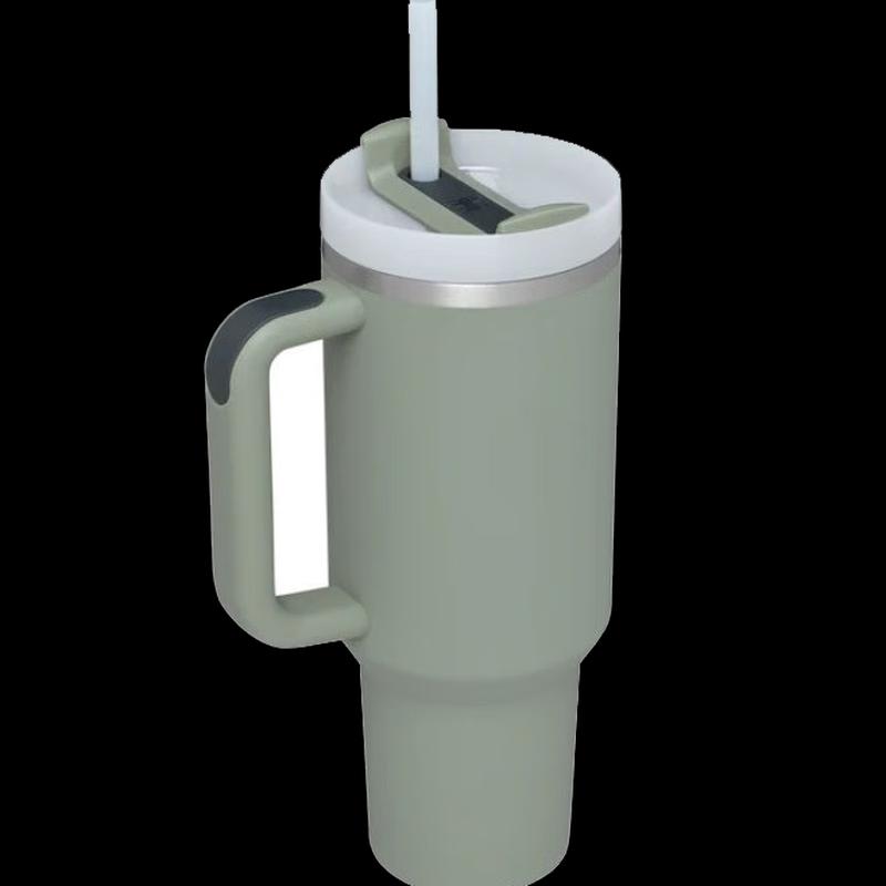 Duoli 40oz Stainless Steel Insulated Tumbler with Handle and Straw