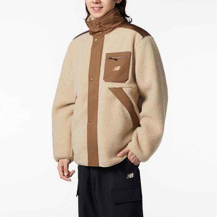 New Balance Velvet feel Coat Men's Brown AMJ33323-INC