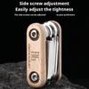 Portable 8 In 1 Bike Multitool Folding Bicycle Repair Tool 45CR Steel Electroplated Titanium Allen Wrench Screwdriver Kit