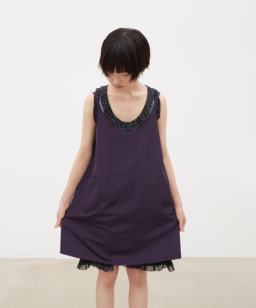 Koseumoseu Shelter Midi Dress (Deep Purple)
