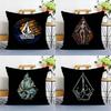 Cool V-Volcom Logo Pillow Case Plush Fabric Soft Double Sided Print Sofa Cushion Cover Throw Pillow Covers
