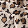 Super Soft Coral Fleece Flannel Blanket Leopard Stripe Printed Sofa Bedspread Plaid Design For Comfortable Home Living