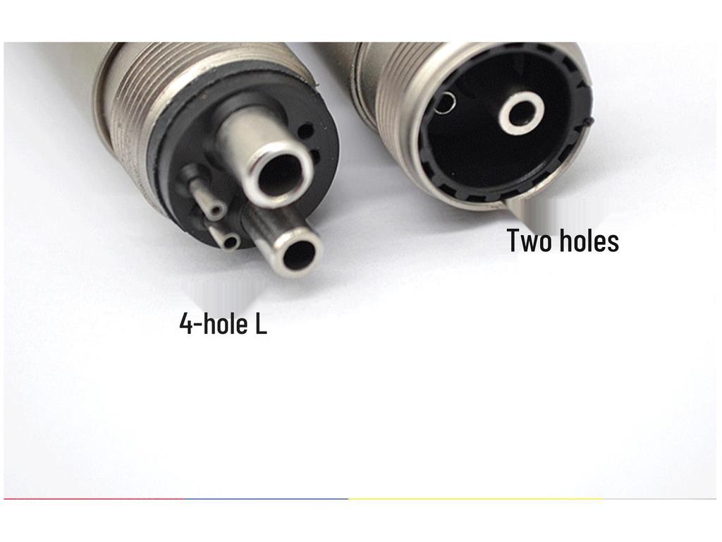 LED Dental High-Speed Handpiece Turbine Drill with Two/Four-Hole Push-Button, Wind Light, and Needle Removal Functions