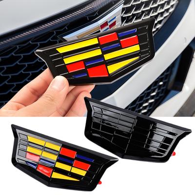 Car Front Rear Emblem Steering Wheel Sticker Side Badge for CT4 CT5 CT6 XT4 XT5 XT6 Replacement Refit Logo Accessories