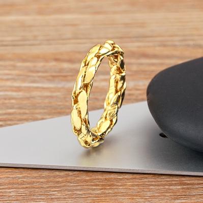 

Nidin Classic Punk Style Gold/Silver Color Link Chain Opening Adjustable Rings for Woman Men Delicate Finger Jewelry Party Gift золотой