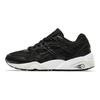 Puma R698 75Y Prm Fabric Leather Sneakers Comfortable Low-Top Lifestyle Shoes Unisex sneakers Black White 393403-01