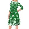Women's Cocktail Dresses 3/4 Sleeve Vintage Wedding Guest Dress