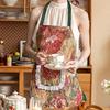 Designer Vintage Women Apron Home Kitchen Cooking Hanging Neck Art Smock French Lace Pocket Floral Smock Woman
