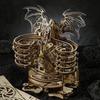 3D Holzpuzzle DIY Hohe Komplexität Murmelbahn Puzzle Set Drachen Puzzle Modellbausätze Bausteine Pädagogisches Geschenk Für Kinder