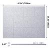 12-Piece Self-Adhesive Acoustic Panels - Soundproof, Eco-Friendly Polyester Fiber Wall Stickers