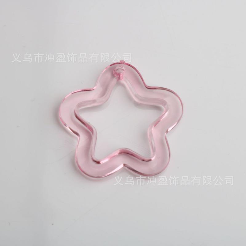 

Барвиста Прозора Порожня П ятикутна Зірка Отвір для Підвішування Акрилова П ятикутна Зірка DIY Брелок Підвіска Аксесуари Матеріали для Аксесуарів 1pcs