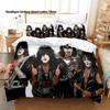 y2k Metal Rock Kiss Band album Bedding Set Single Twin Full Queen King Size Bed Set Kids Bedroom Duvetcover Sets Bedding Set