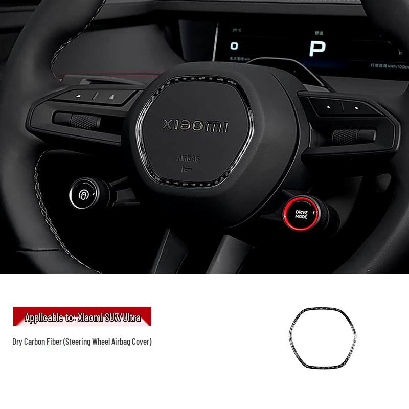 Äkta Kolfiber Interiörlistkit för Xiaomi SU7/Ultra (2024/2025) Modeller