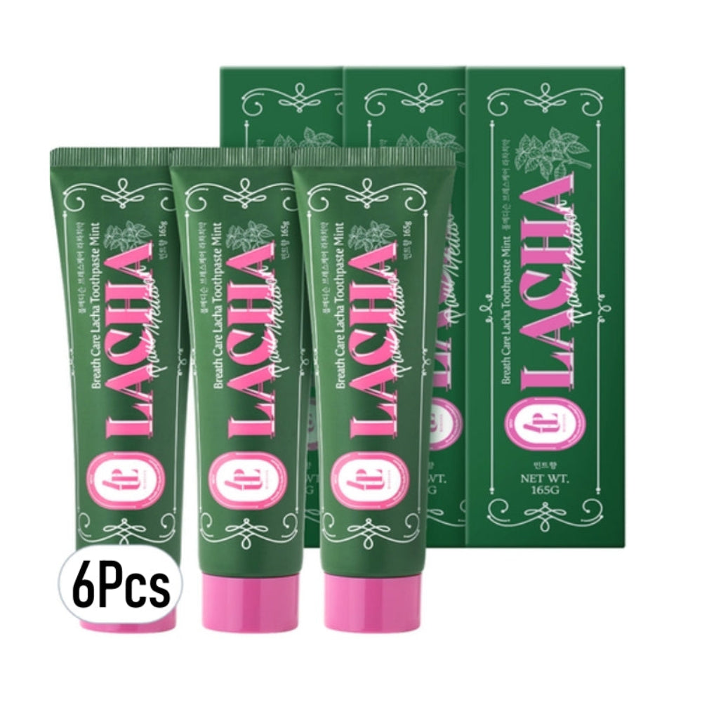 Paul Medison Breath Care Lacha Toothpaste Mint 165g*3Pcs/6Pcs