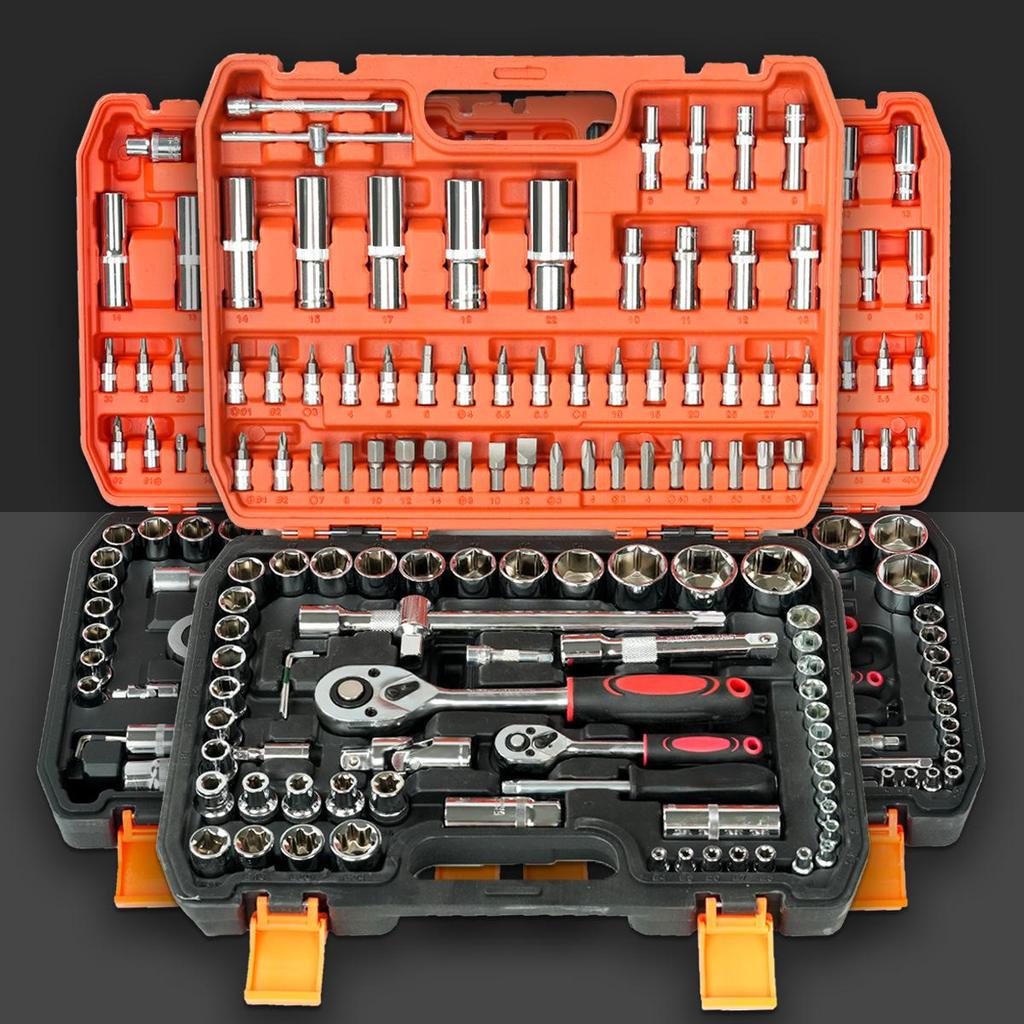 108-Piece Socket & Wrench Set for Auto Repair