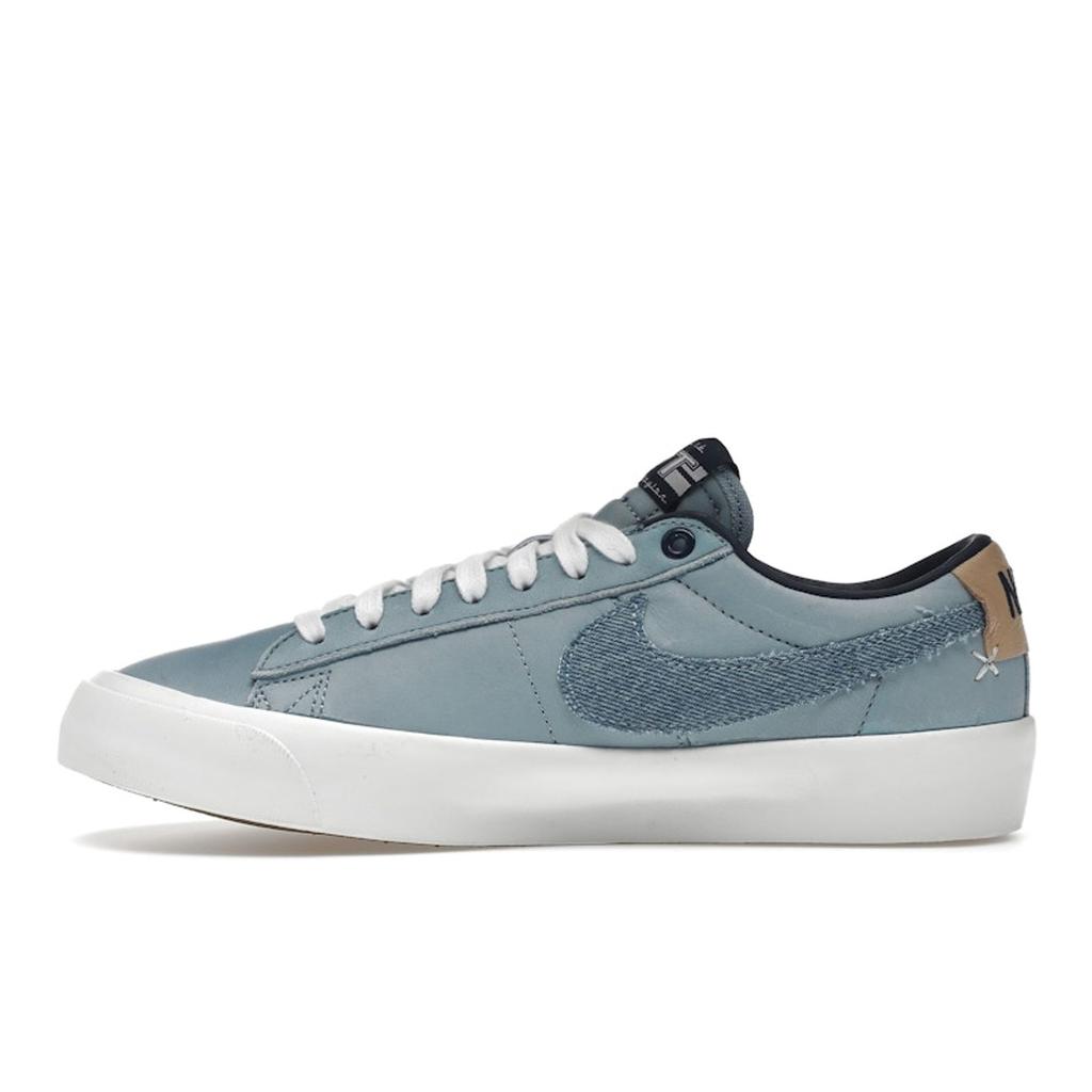 Nike Blazer Low GT SB Light Denim Unisex Sneakers Blue Summit-White Gum-Light-Brown DM8890-100