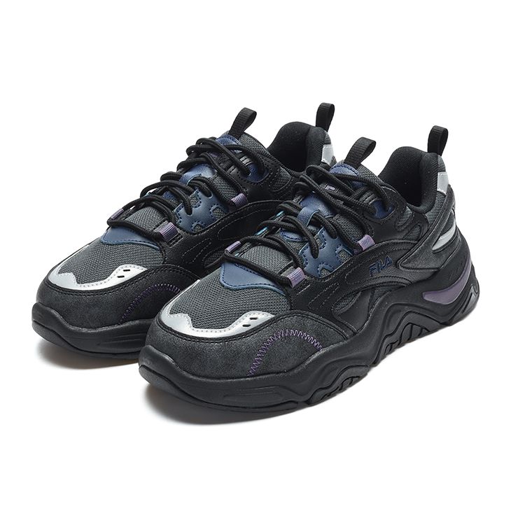 FILA Collina Outdoor Retro Low-Top Lifestyle Shoes Women sneaker Gray Black F12W312117FDB