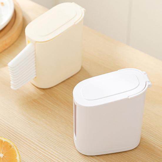 Spoon Storage Box Kitchen Cutlery Organizer Bottom Design Easy to Dust-Proof Cover Hollow Clean Spoon