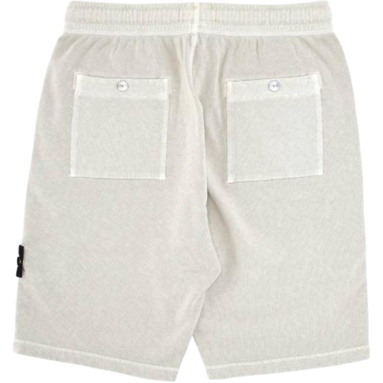 STONE ISLAND Shorts décontractés à cordon avec logo pour homme Shorts blancs K1S156200009S0060-V0195