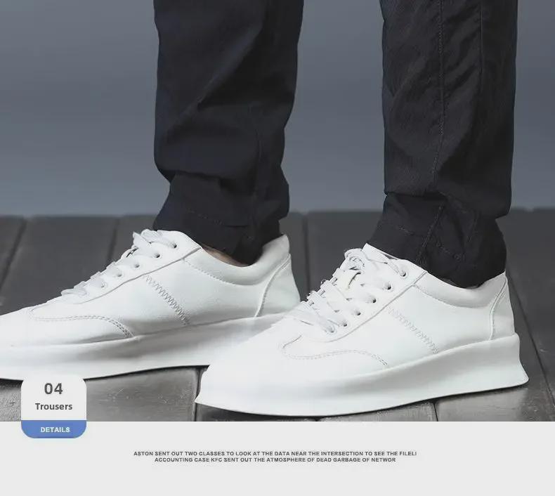 Pánské letní ležérní kalhoty z ledového hedvábí - Slim střih, korejský styl, volné a rovné kalhoty.