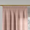 Velvi Curtain Ready Made With Pleating Tape Velveteen Pink 140x240
