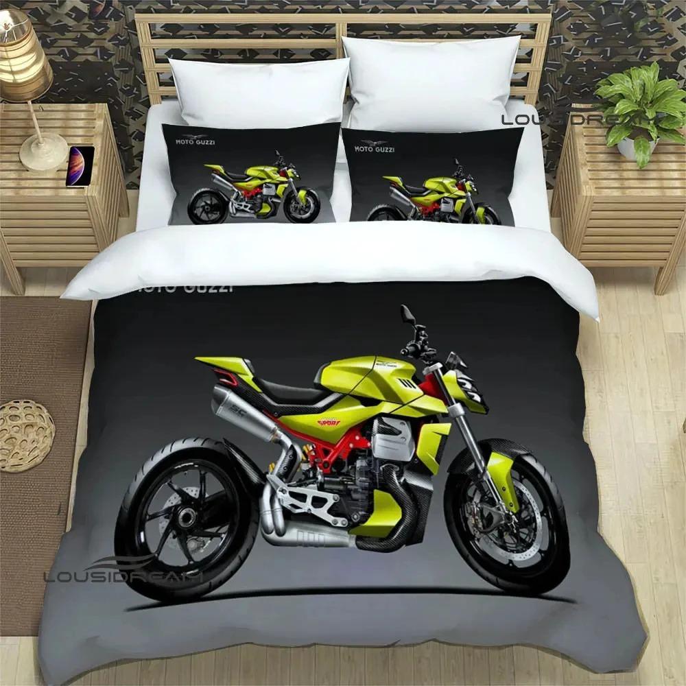 Guzzi motorcycle printed Bedding Sets exquisite bed supplies set duvet cover bed comforter set bedding set luxury birthday gift