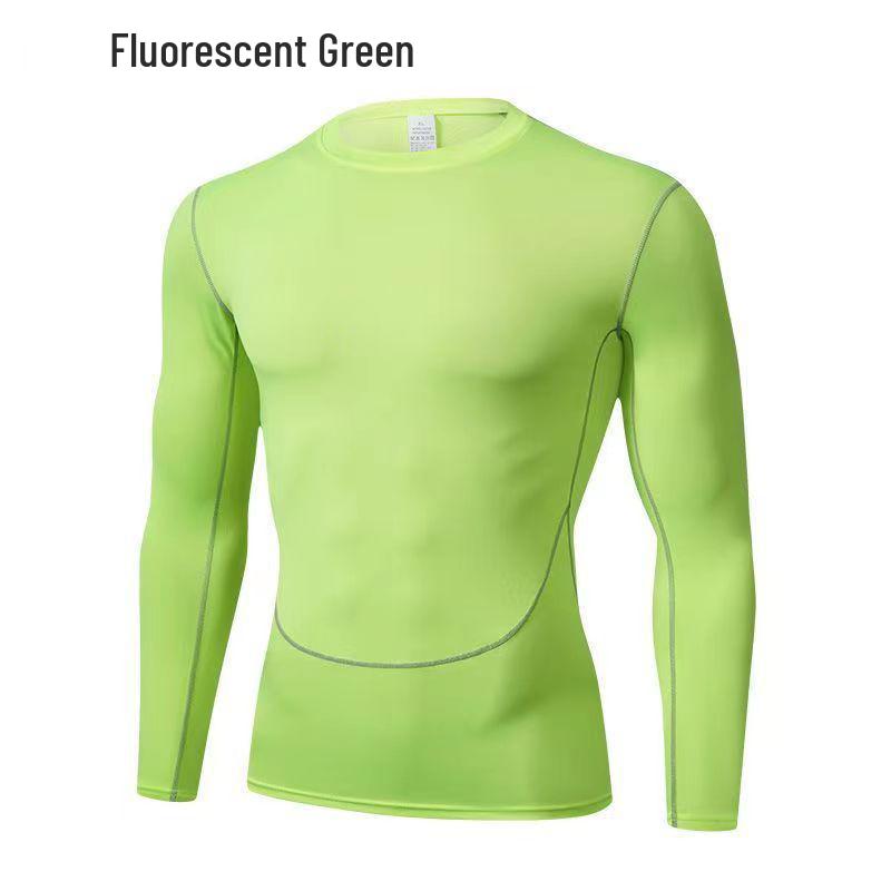 

Мужской компрессионный топ с длинным рукавом для баскетбола и занятий спортом на открытом воздухе (Быстросохнущий, дышащий) S