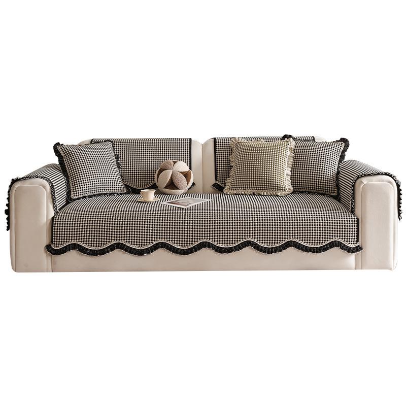 New Special-Shaped Sofa Cushion, Universal In All Seasons, Non-Slip And Dirt-Resistant Sofa Cover, High-End Straight Row Sofa Seat Cushion