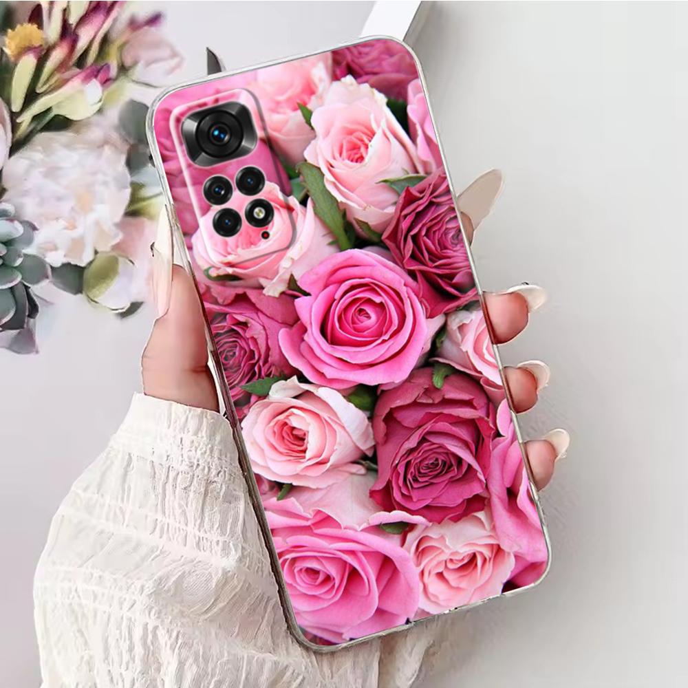 Soft TPU Case For Redmi Note 11 Pro Plus Case Butterfly Painted Phone Silicone Back Cover For Xiomi Redmi Note 11 Note11 Pro 11S