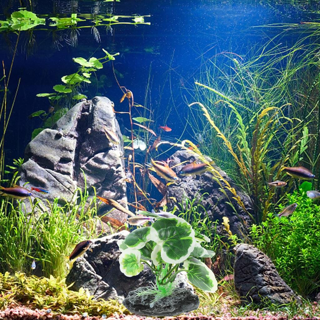 Simulation Aquarium Artificial Plant Decoration Goldfish Hide Small Plastic Fish Tank Ornament Fake Plants for Fish Tank